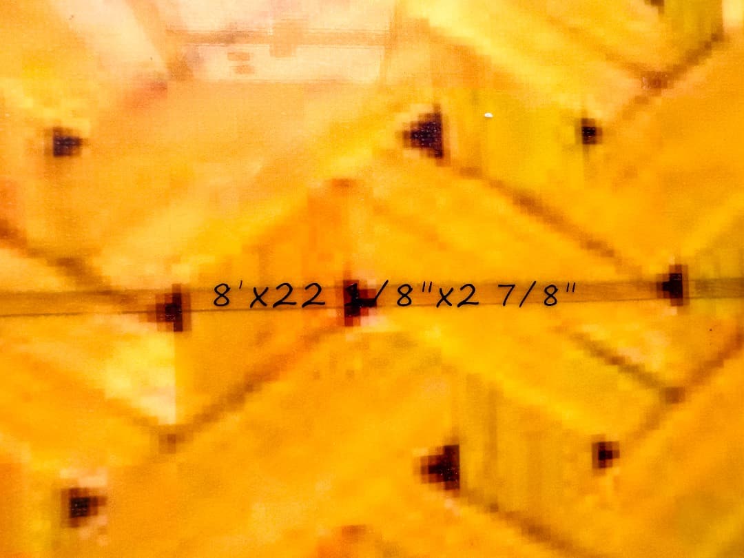 バンブー柄 ファンボード 8フィート　中古　手渡しのみ