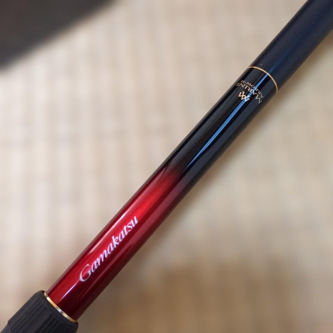 ぷ*こ様 がまかつ★海上釣堀★MARINE ARROW・Ⅱ 真鯛350　竿袋付き