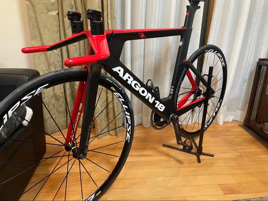 ARGON 18 ELECTON ブラック/レッド　サイズS