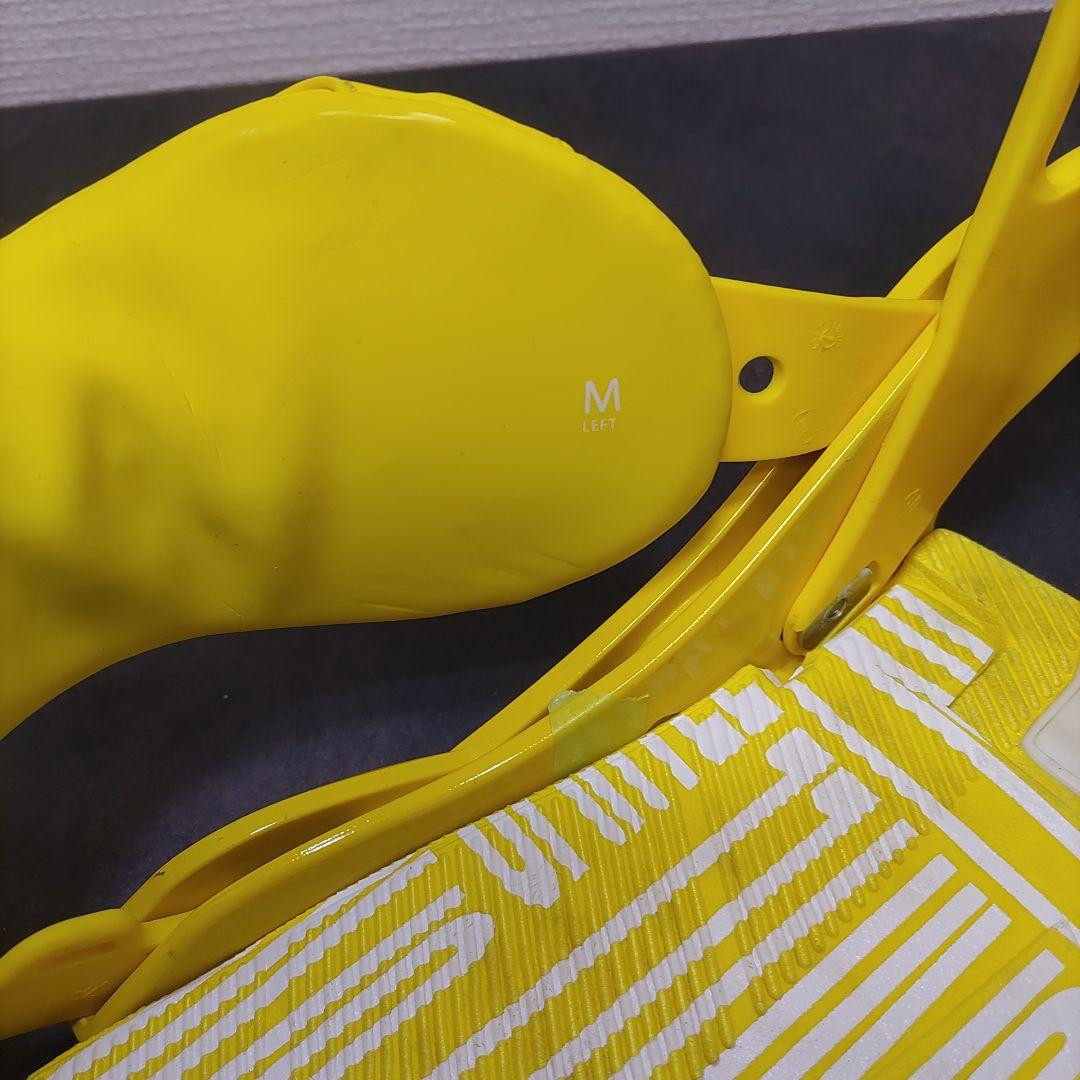 美品　BURTON CARTEL Mサイズ ビンディング イエロー