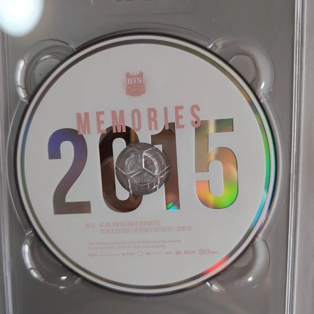 BTS MEMORIES OF 2015 DVD 日本語字幕 磁気カード 正規品