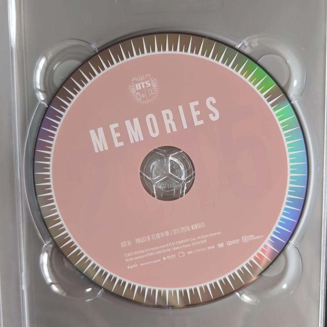 BTS MEMORIES OF 2015 DVD 日本語字幕 磁気カード 正規品