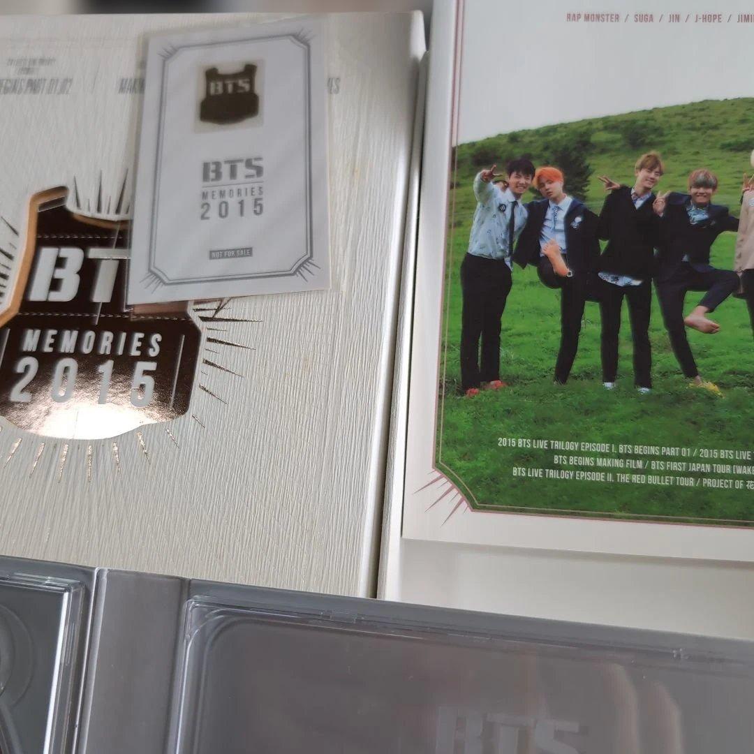 BTS MEMORIES OF 2015 DVD 日本語字幕 磁気カード 正規品