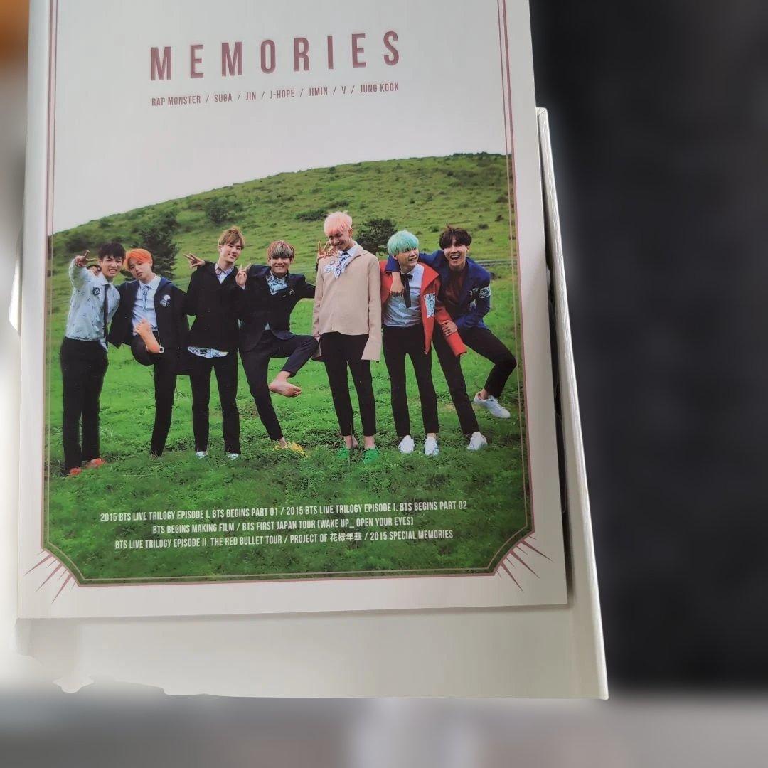 BTS MEMORIES OF 2015 DVD 日本語字幕 磁気カード 正規品