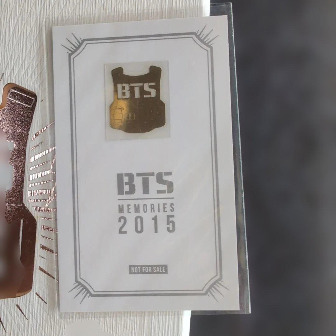 BTS MEMORIES OF 2015 DVD 日本語字幕 磁気カード 正規品