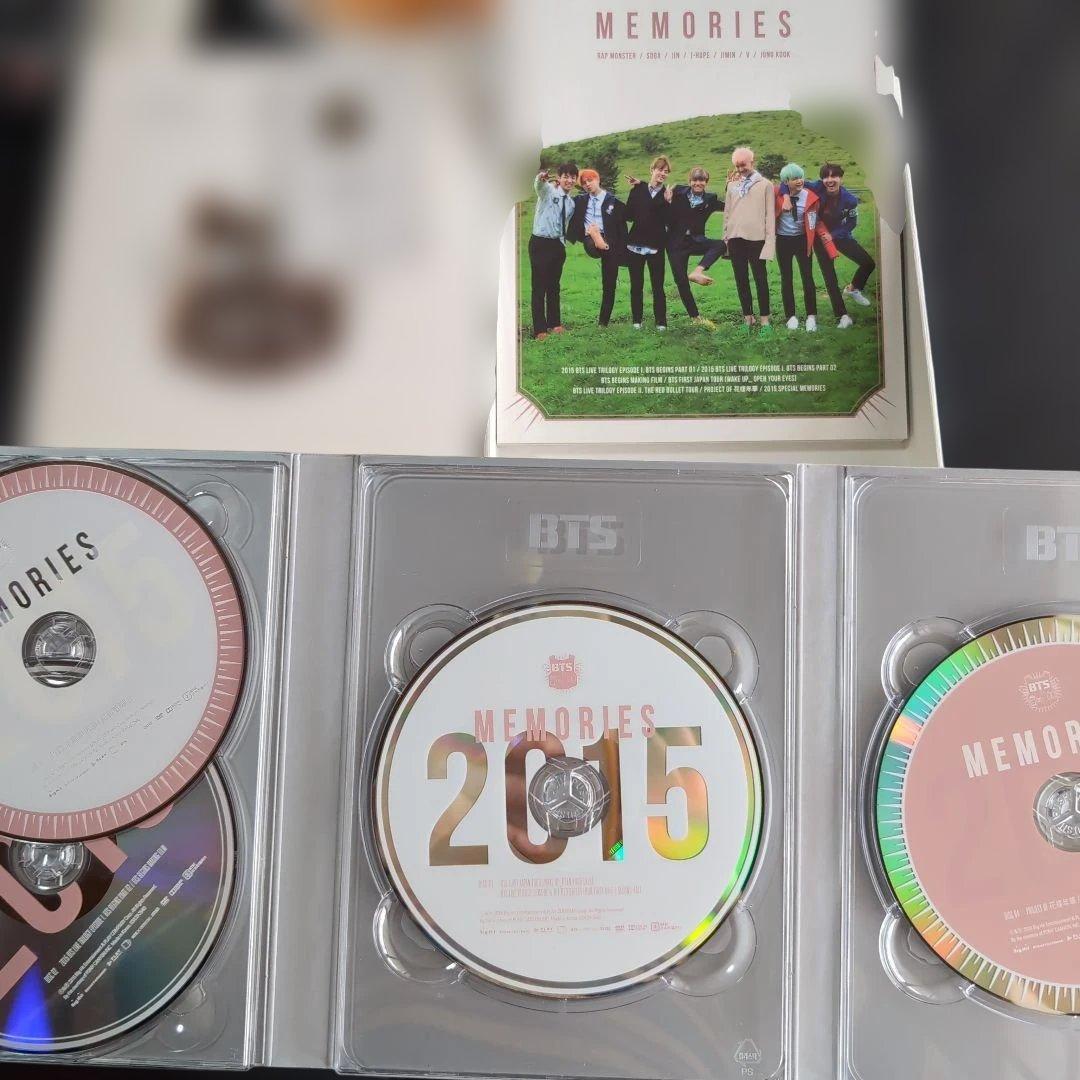 BTS MEMORIES OF 2015 DVD 日本語字幕 磁気カード 正規品