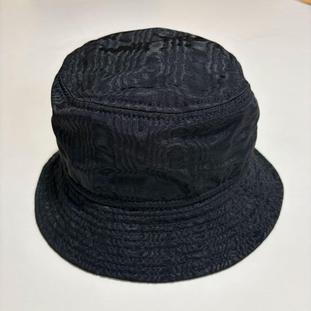 MARINE SERRE マリーンセル バケット ハット モアレ 黒 ブラック