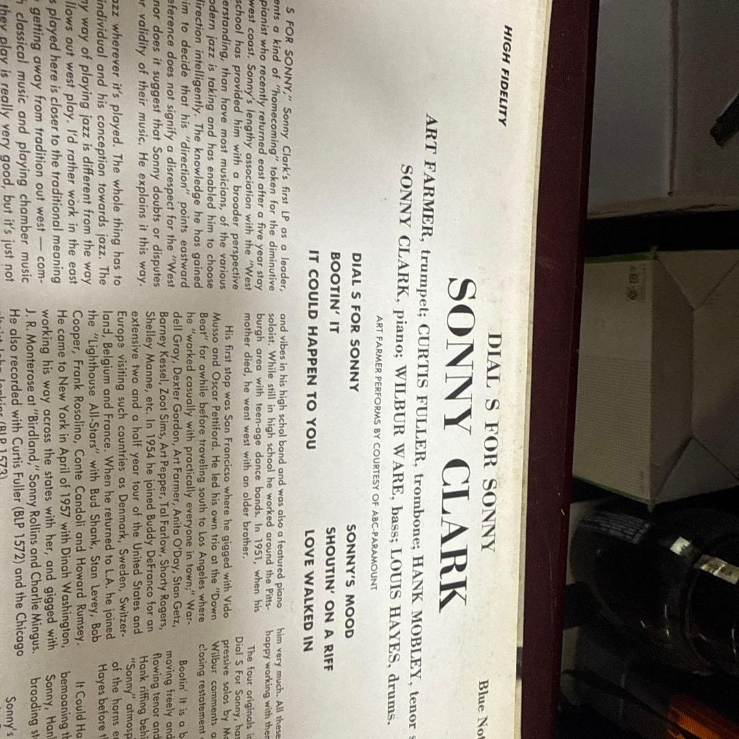 LPJAZZ米BLP1570 DIALＳFOR SONNY/SONNYCLARK