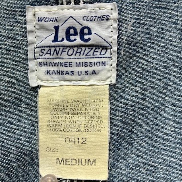 90s Lee 91-J カバーオール 日本製 0412 ハウスタグ ロングL
