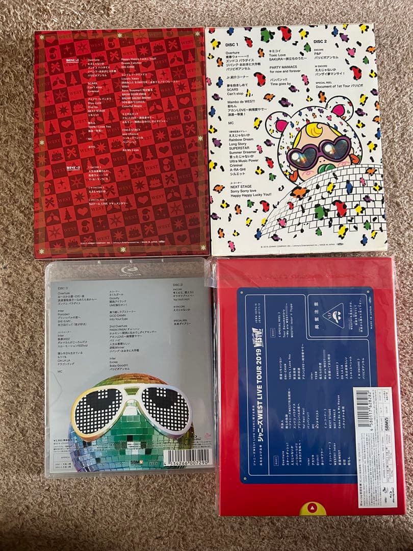 WEST. ライブDVD/BluRay まとめ売り