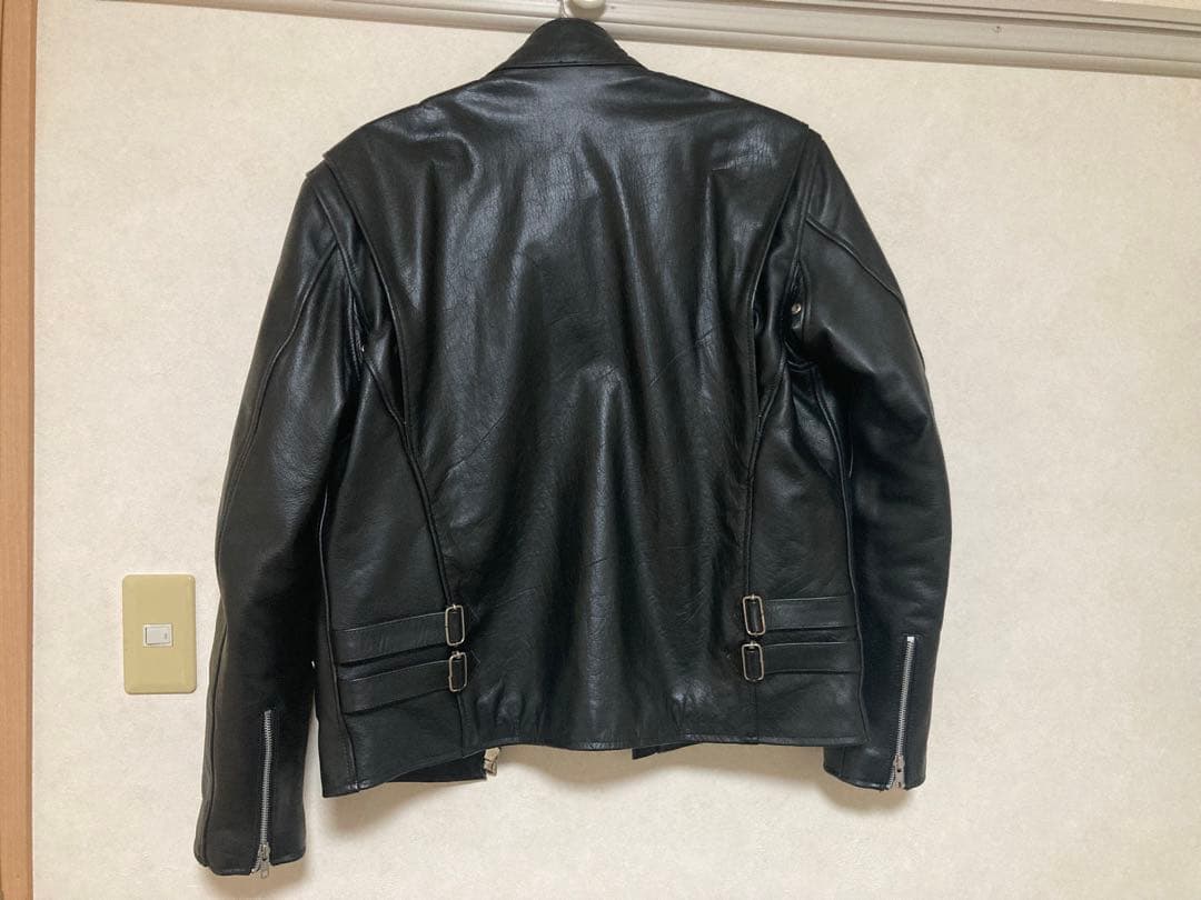 HORN WORKS シングルライダースジャケット 3L キルティング 黒