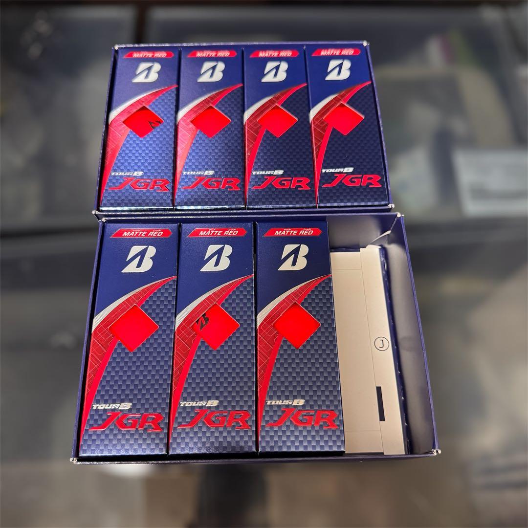 ブリヂストン TOUR B JGR マットレッド ゴルフボール