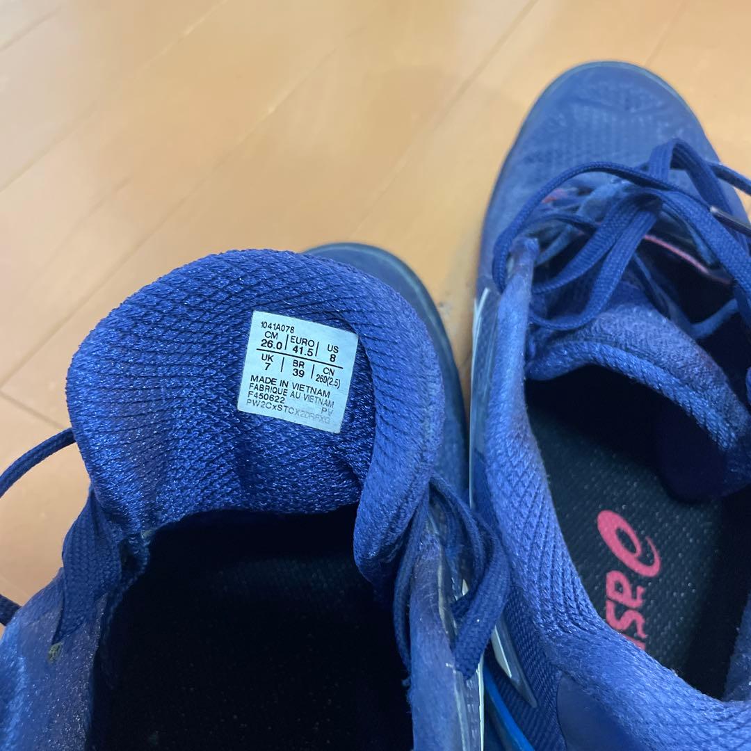 テニスシューズ　3足セット　アシックス　ヨネックス　26センチ