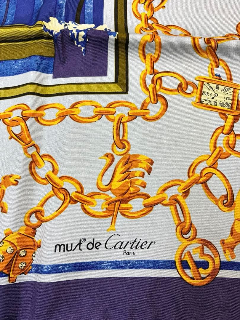 Cartier シルクスカーフ　大判