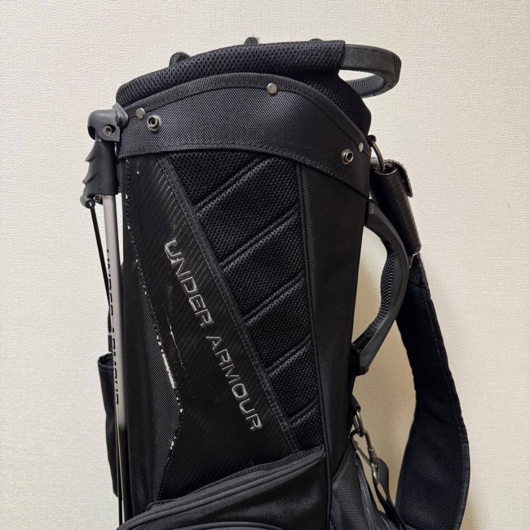 希少 アンダーアーマー キャディバッグ スタンド ブラック3.22kg 9型