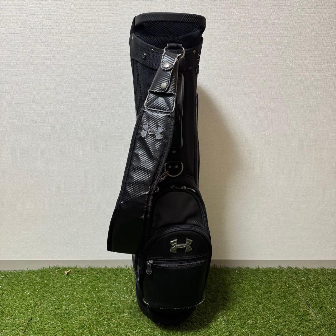 希少 アンダーアーマー キャディバッグ スタンド ブラック3.22kg 9型