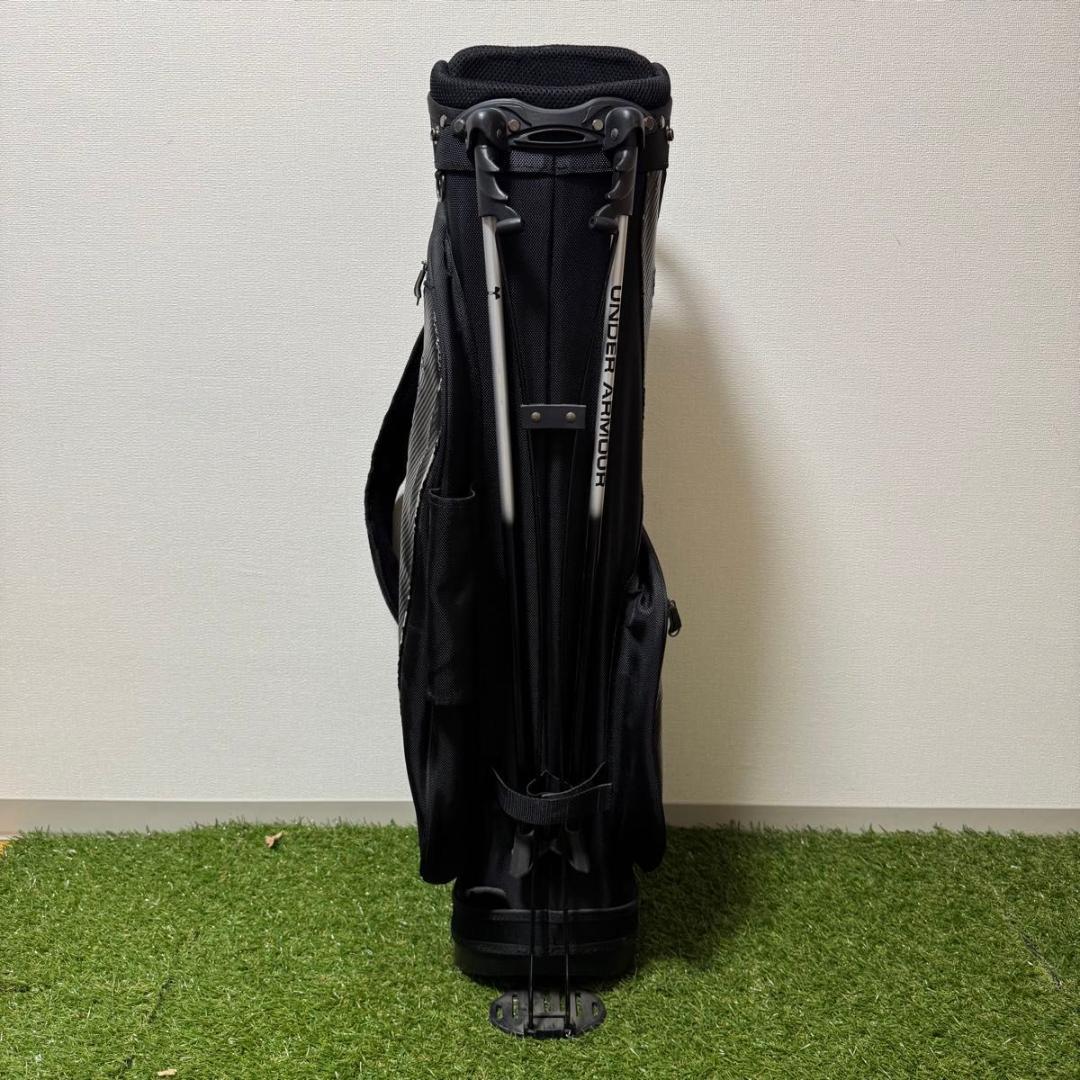希少 アンダーアーマー キャディバッグ スタンド ブラック3.22kg 9型