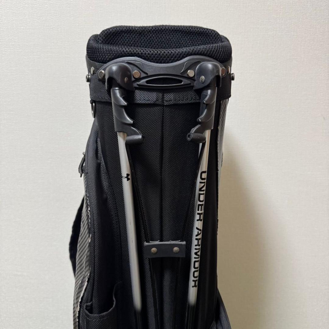 希少 アンダーアーマー キャディバッグ スタンド ブラック3.22kg 9型