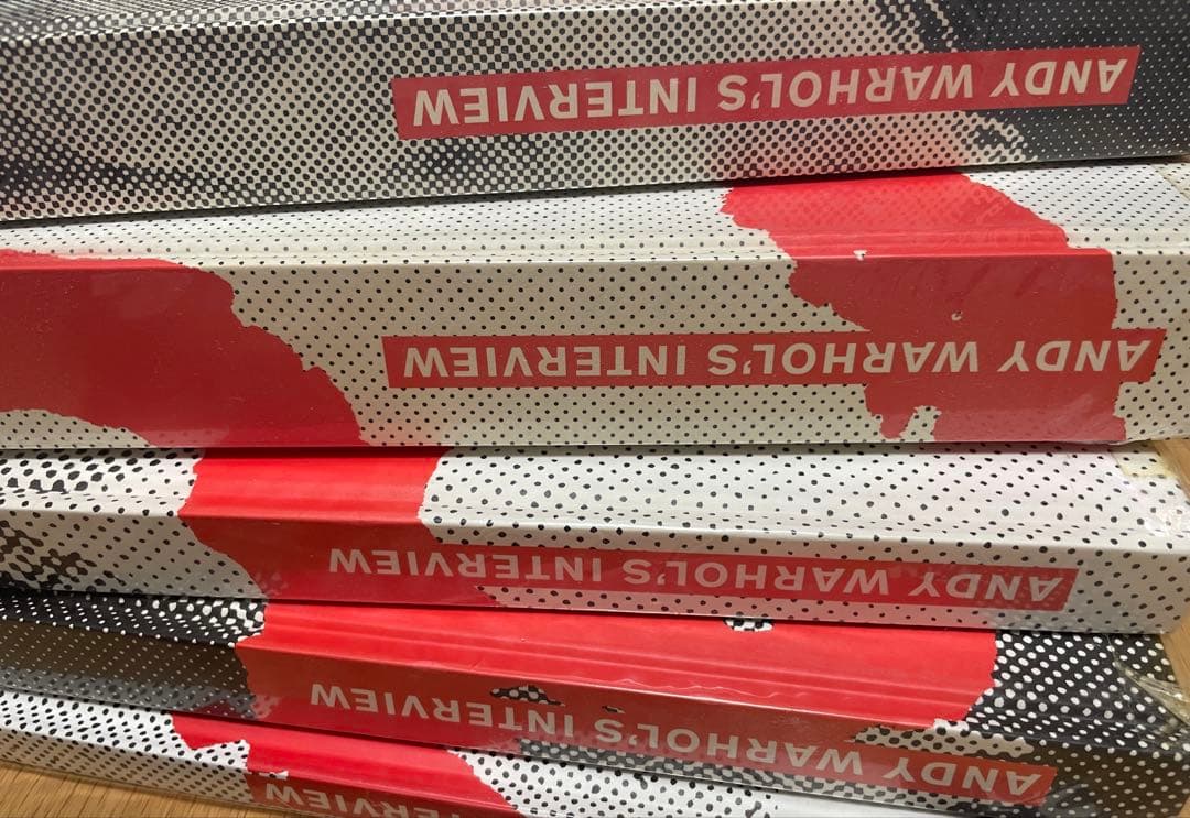 Andy Warhol's Interviews 6冊＋1冊　激レア