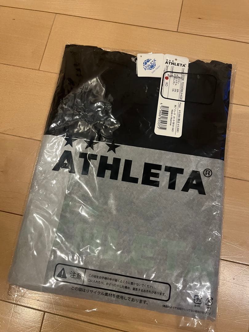 東京ヴェルディ　ユニホーム　プラクティスシャツ　アスレタ　Tシャツ　未着用