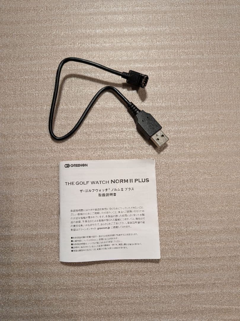 GREENON　THE GOLF WATCH　NORM II PLUS ブラック
