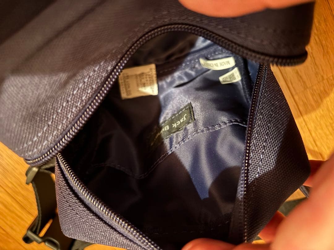 JACK BUNNY ネイビー ショルダーバッグ