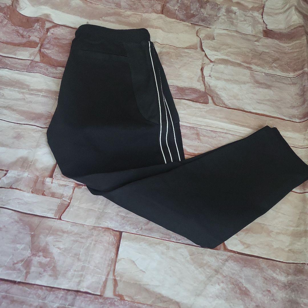 AKM フード付きジャージ上下セット ブラック