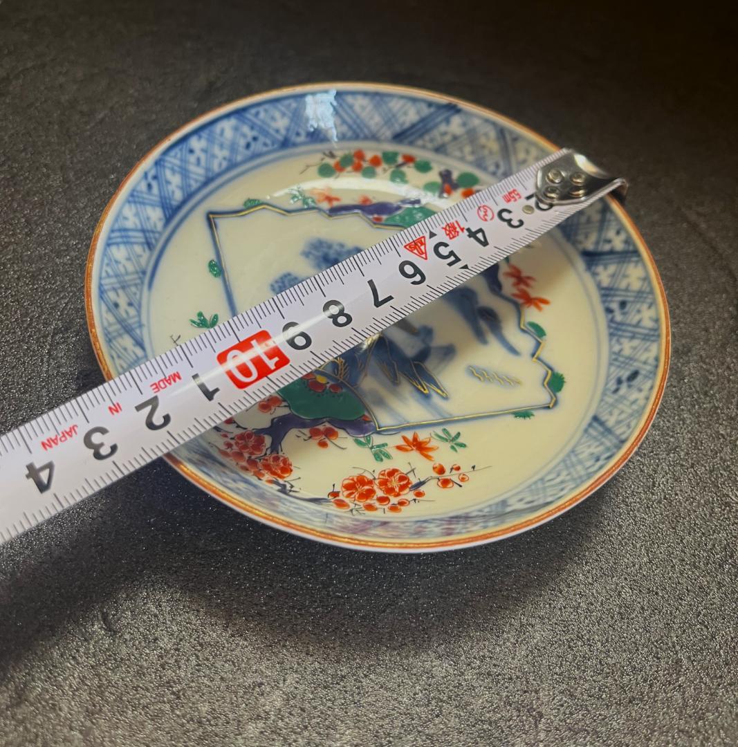 古伊万里　九谷　金彩　小皿　取り皿　皿　11客