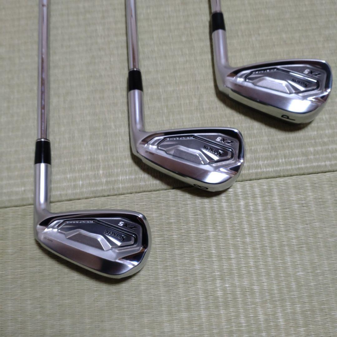 【美品】スリクソンZX5 MKⅡアイアン（5〜P、6本セット）