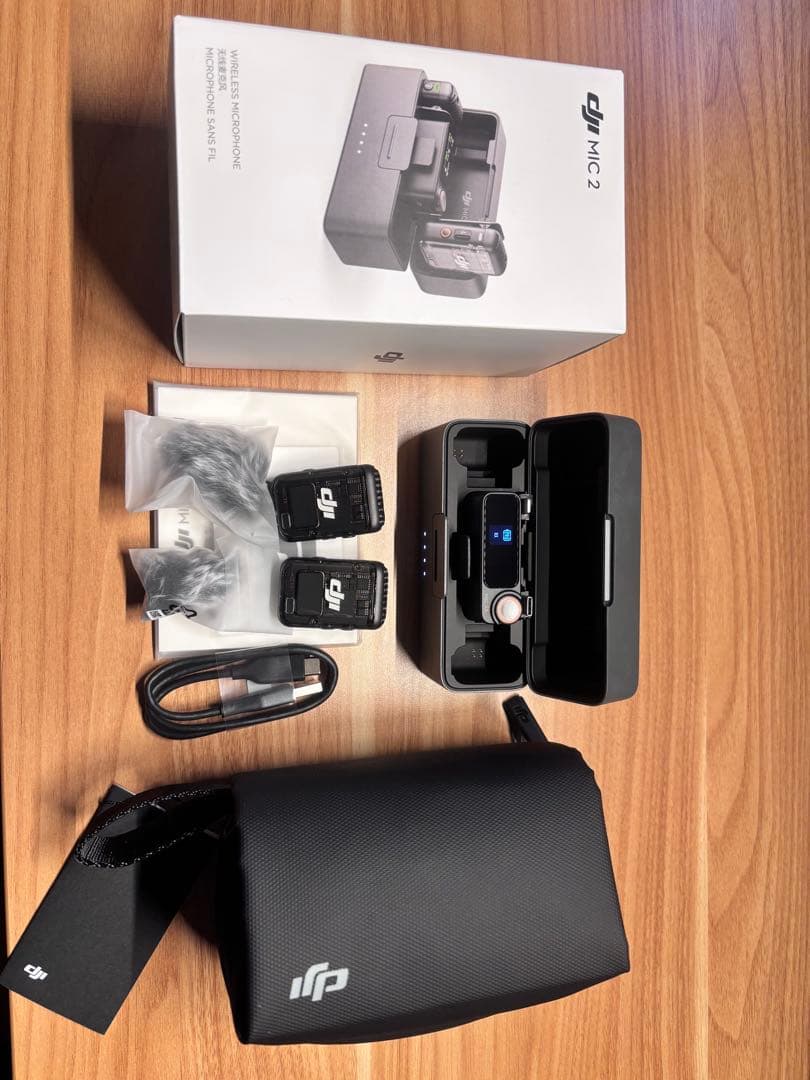 DJI Mic 2（トランスミッター×2 + レシーバー×1 + 充電ケース）