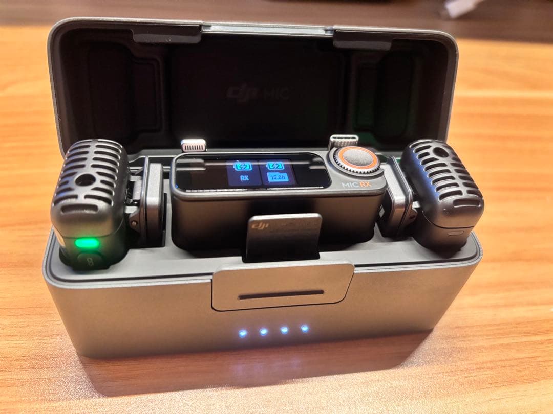 DJI Mic 2（トランスミッター×2 + レシーバー×1 + 充電ケース）