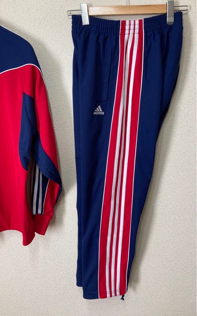 未使用 タグ付 90's アディダス フルジップ ジャケット セットアップ