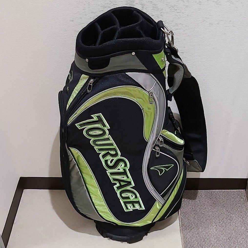【ブリヂストン】TourStage キャディバッグ ゴルフバッグ【中古】