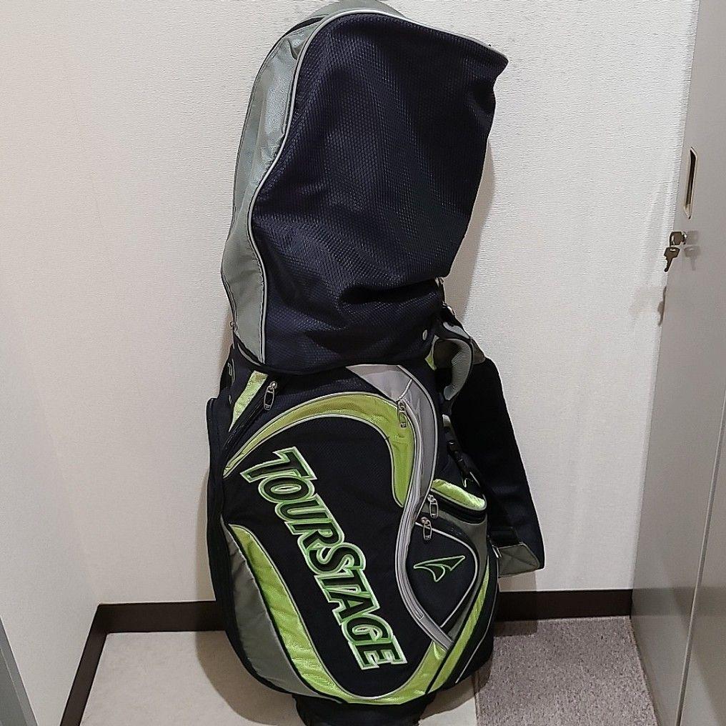 【ブリヂストン】TourStage キャディバッグ ゴルフバッグ【中古】