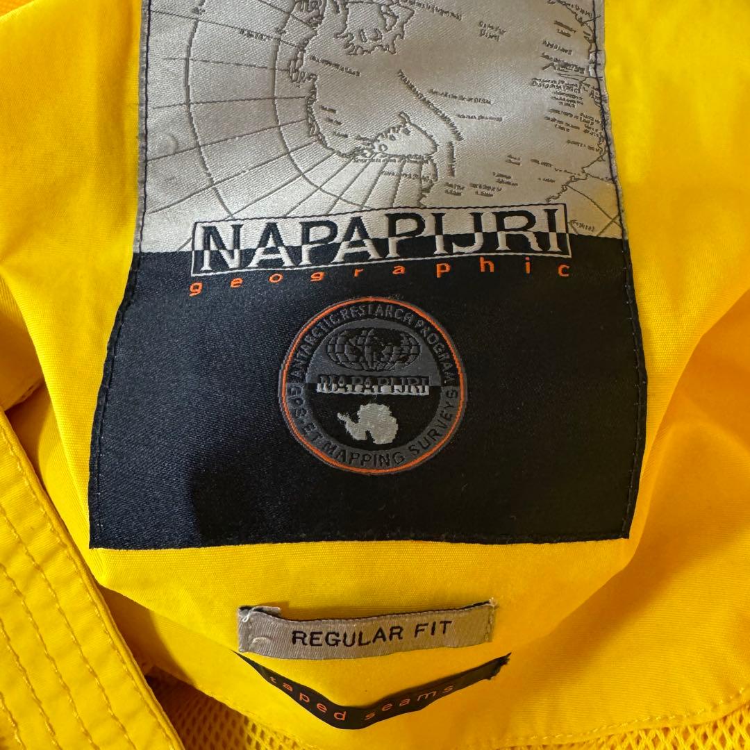 NAPAPIJRI ナパピリ　アノラックパーカー　イエロー　M レインフォレスト