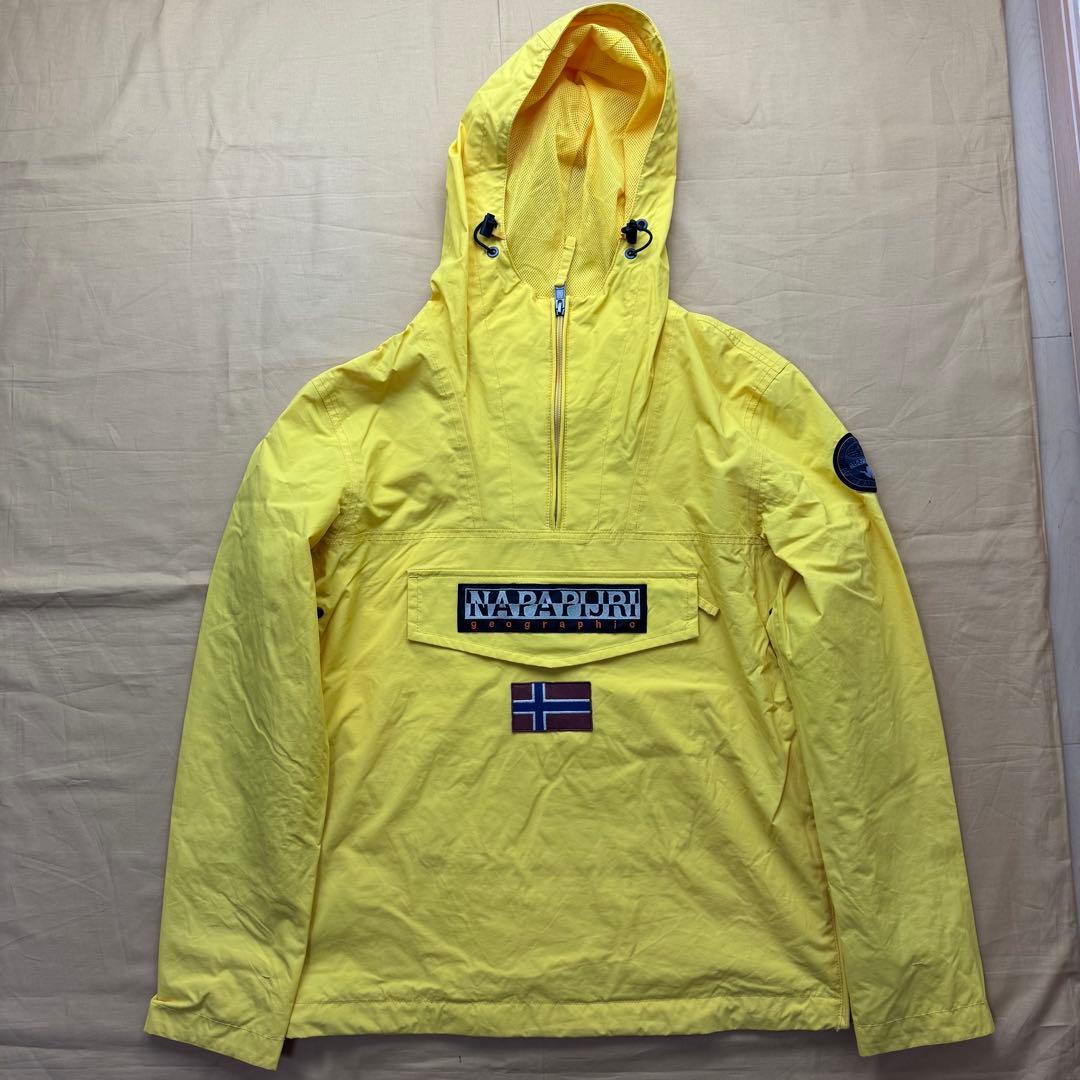 NAPAPIJRI ナパピリ　アノラックパーカー　イエロー　M レインフォレスト