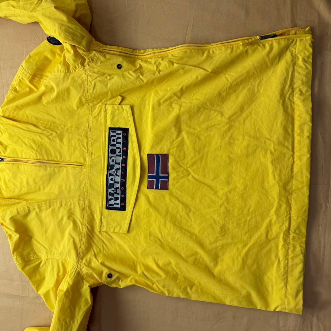 NAPAPIJRI ナパピリ　アノラックパーカー　イエロー　M レインフォレスト