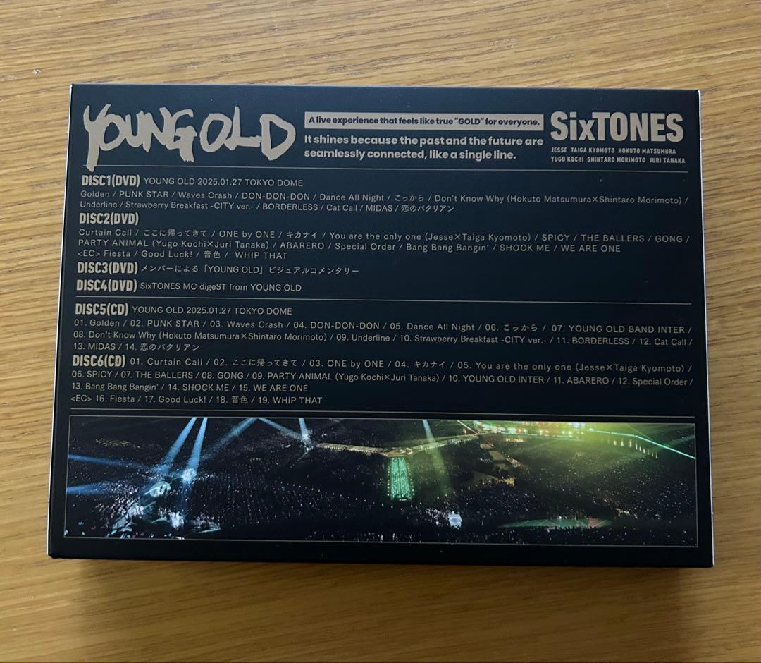 SixTONES YOUNG OLD 初回盤　DVD4枚CD2枚