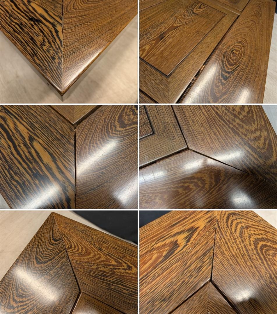 唐木　鉄刀木　無垢　重厚　関西火鉢　長火鉢　火鉢　囲炉裏　大和火鉢　座敷　座卓