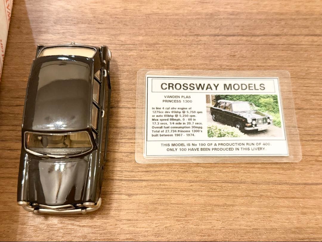 中古品 希少！1/43 クロスウェイモデル バンデンプラ プリンセス ブラウン