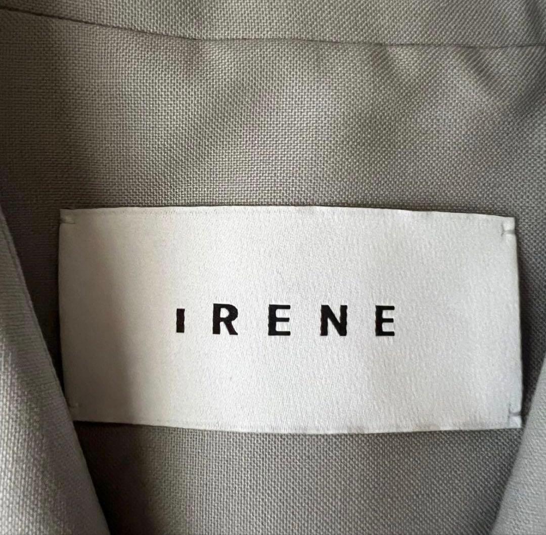 【美品】IRENE アイレネ オーバーサイズ ジレ ベスト ダブル ベルト