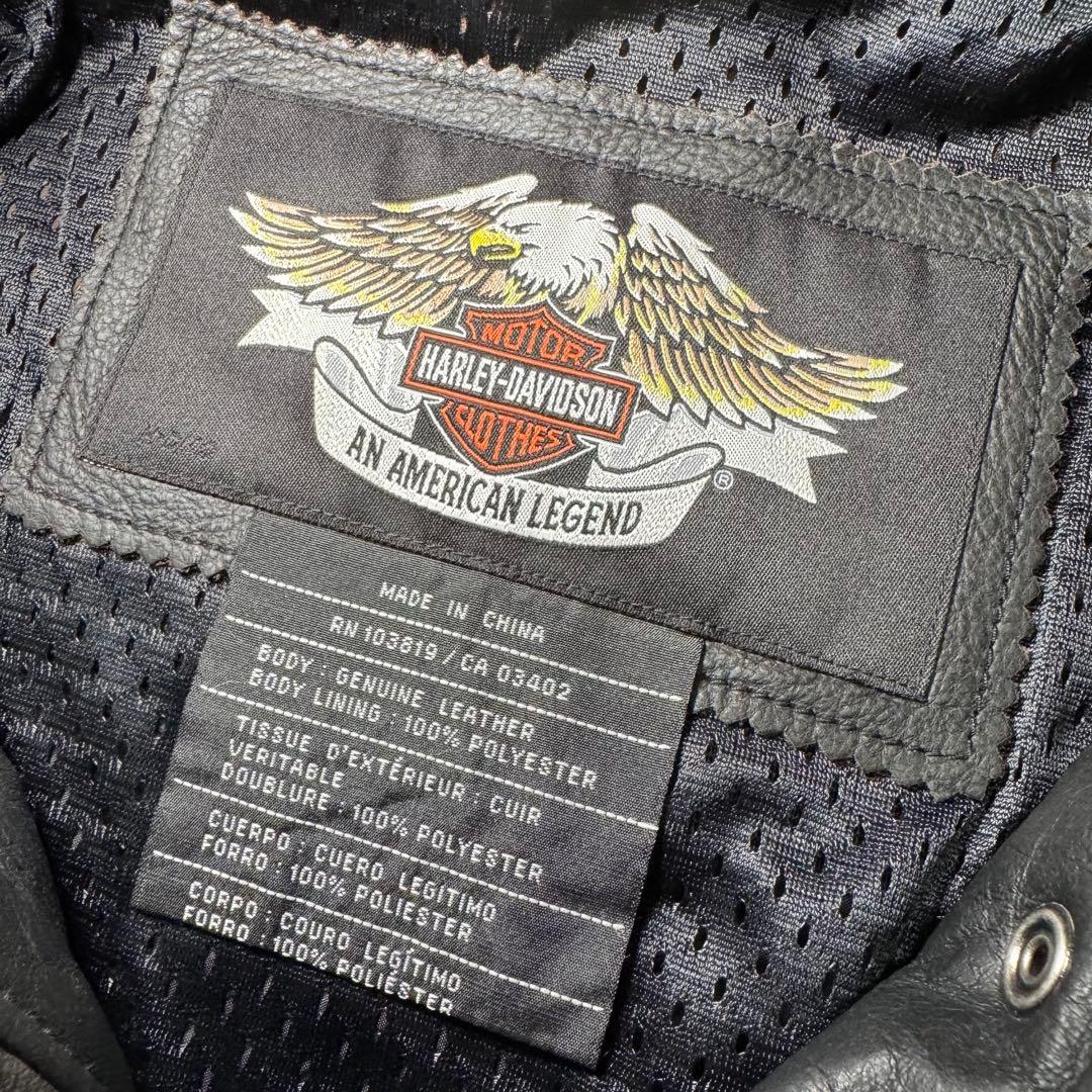 ☆Harley-Davidson レザー ビックイーグル刺繍PROTOTYPE☆