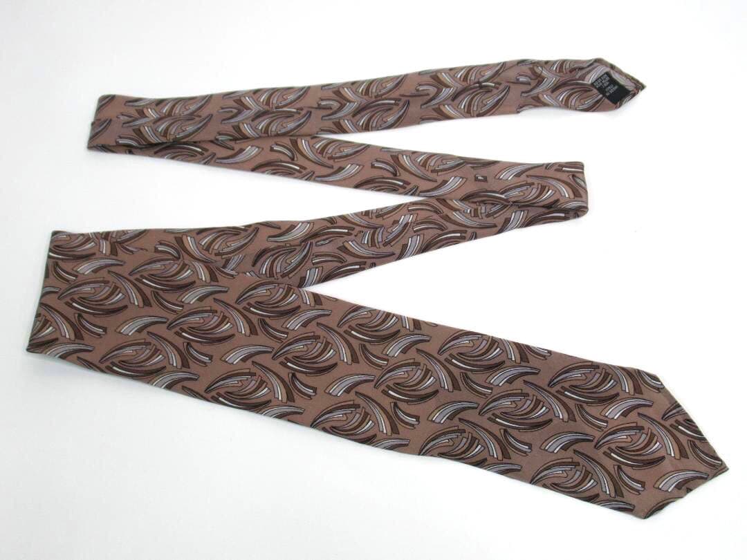 Attovannucci アットヴァンヌッチ シルクネクタイ グレイブラウン