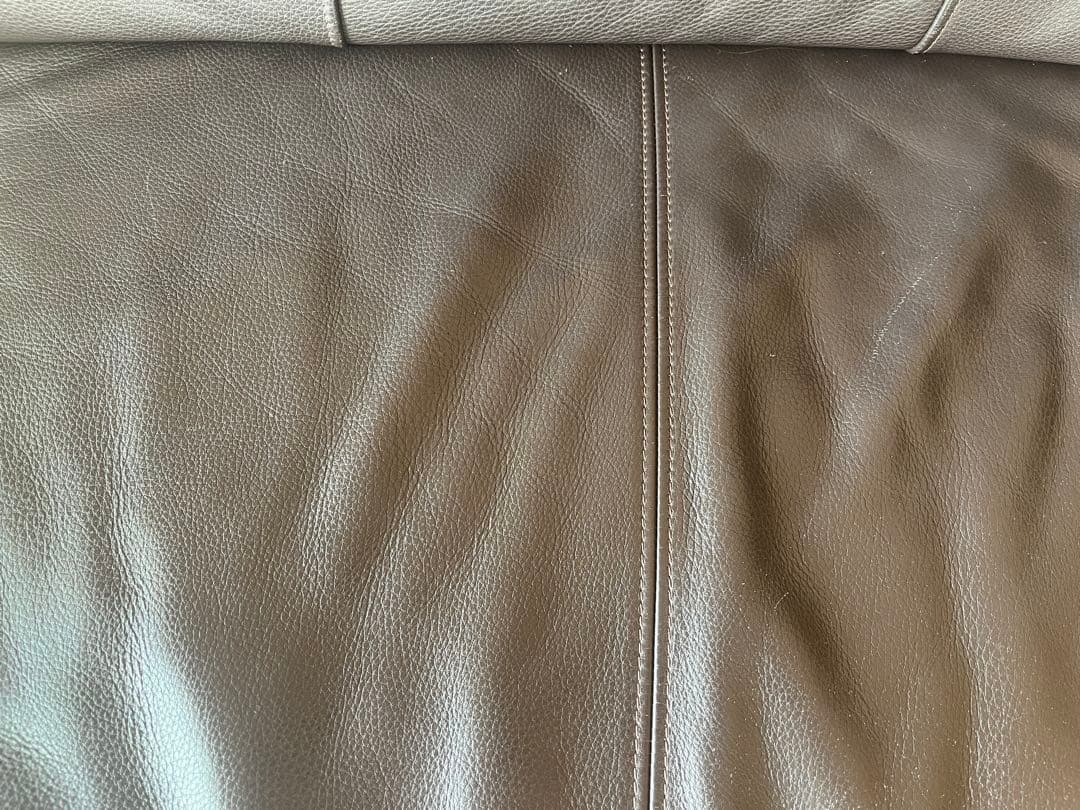 本革✖️合皮✖️木ウッド　アーチが美しいソファ2、2.5、3人掛け