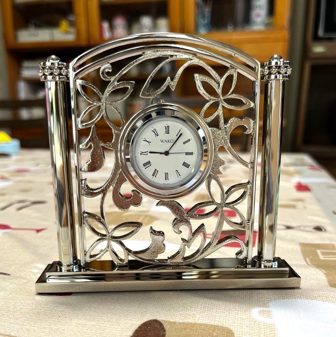 未使用　銀座WAKO 置き時計