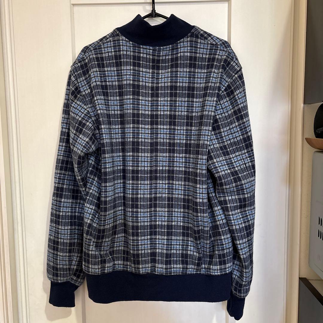 ビームスゴルフ ニットセーター 蓄熱 スニード ブルゾン チェック ゴルフ