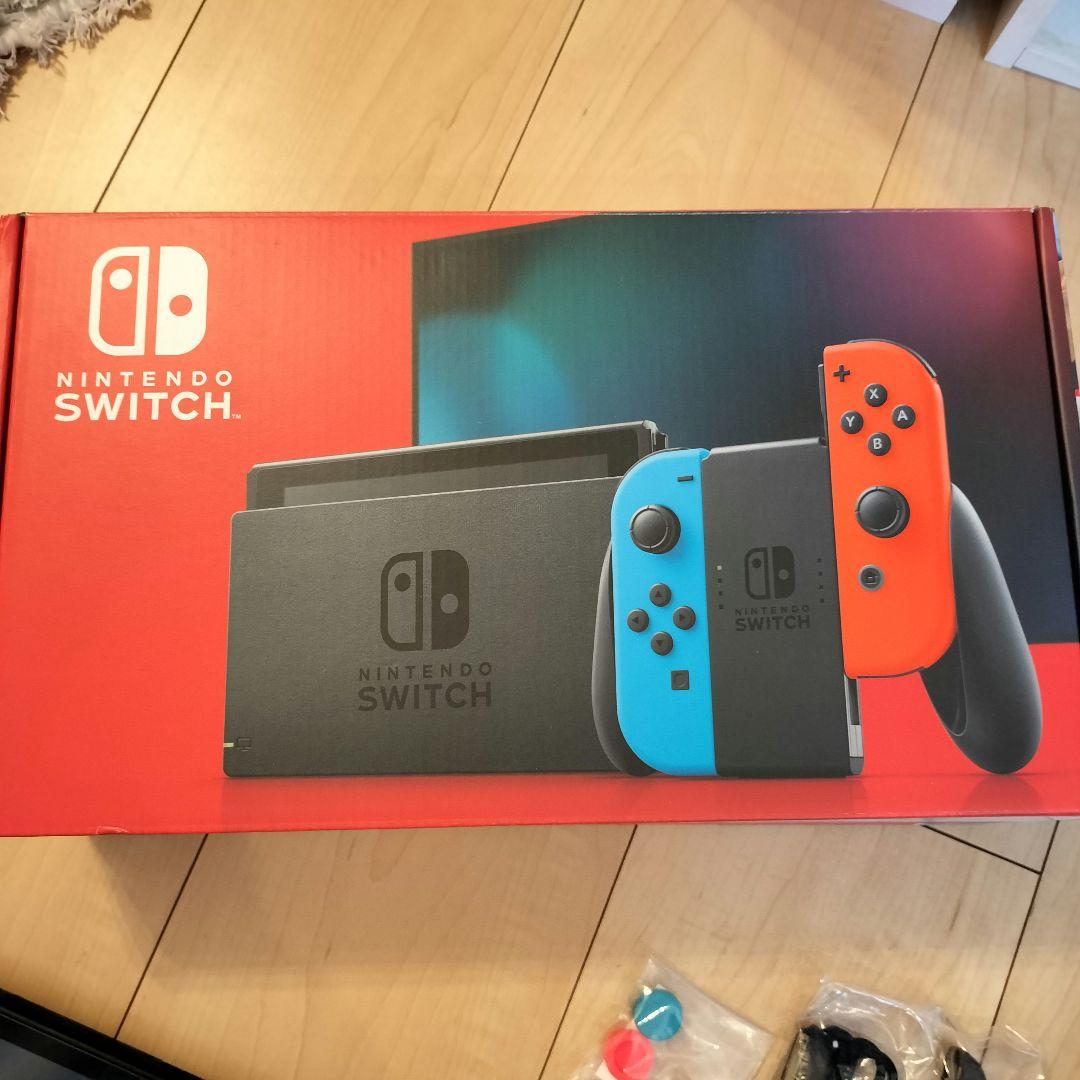 Nintendo Switch 本体 赤/青 Joy-Con付き　箱付き