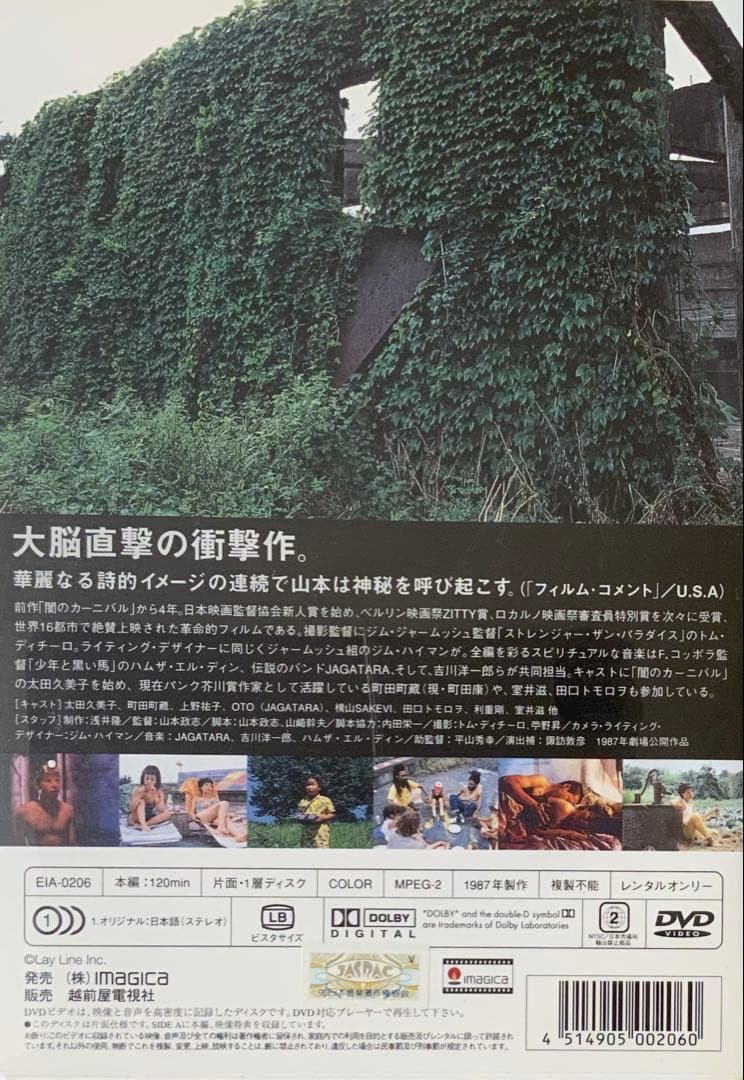 ロビンソンの庭 DVD 山本政志監督作品