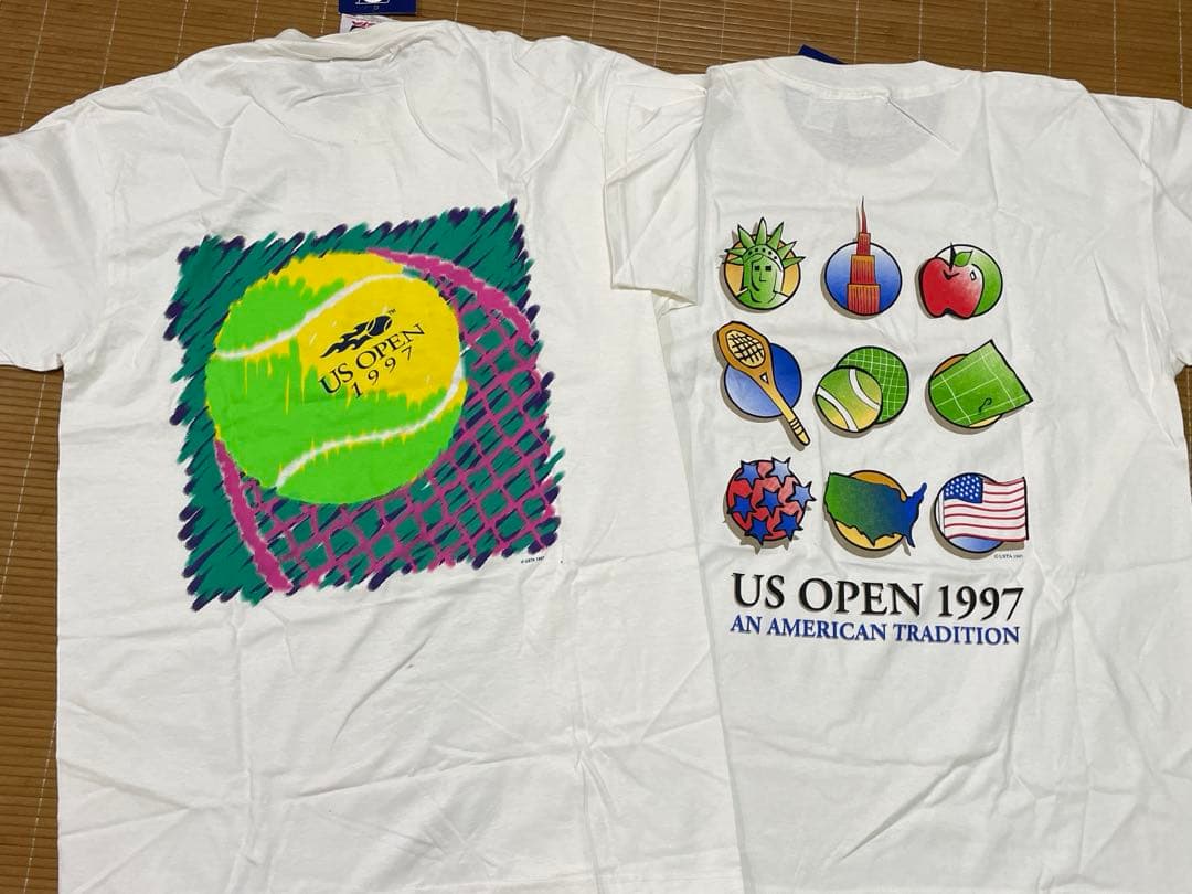 1997年テニスU.S. OPEN 大会オフィシャルTシャツ M 2枚セット