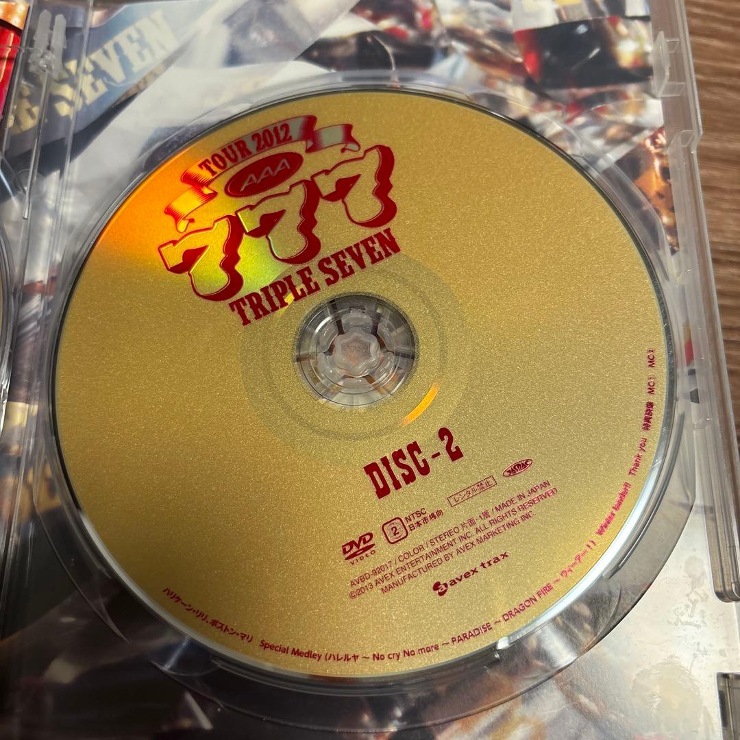 AAA/AAA TOUR 2012-777-TRIPLE SEVEN〈2枚組〉